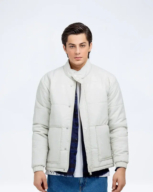 Mock Neck Puffer Jacket