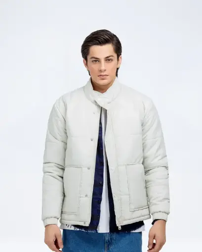 Mock Neck Puffer Jacket